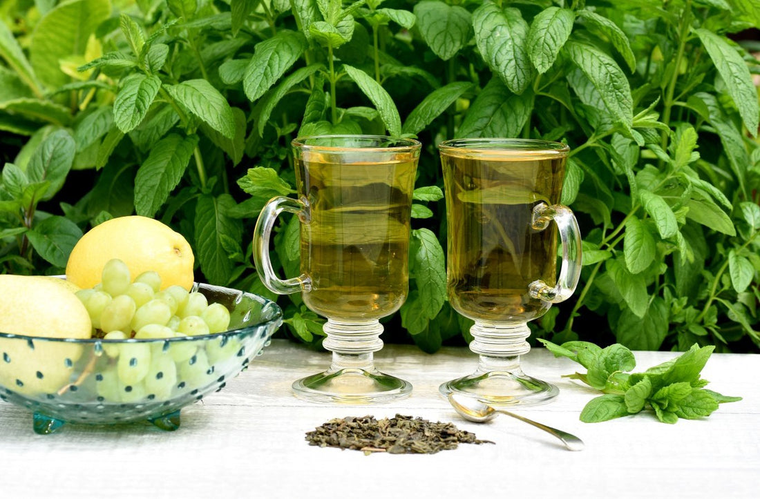 lemon mint green tea