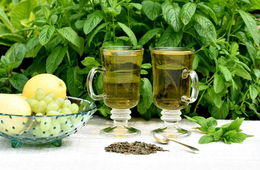 lemon mint green tea