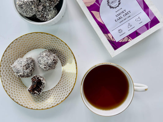 Smoky earl grey energy balls 3c0ver