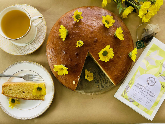 White jasmine and orange cake 2