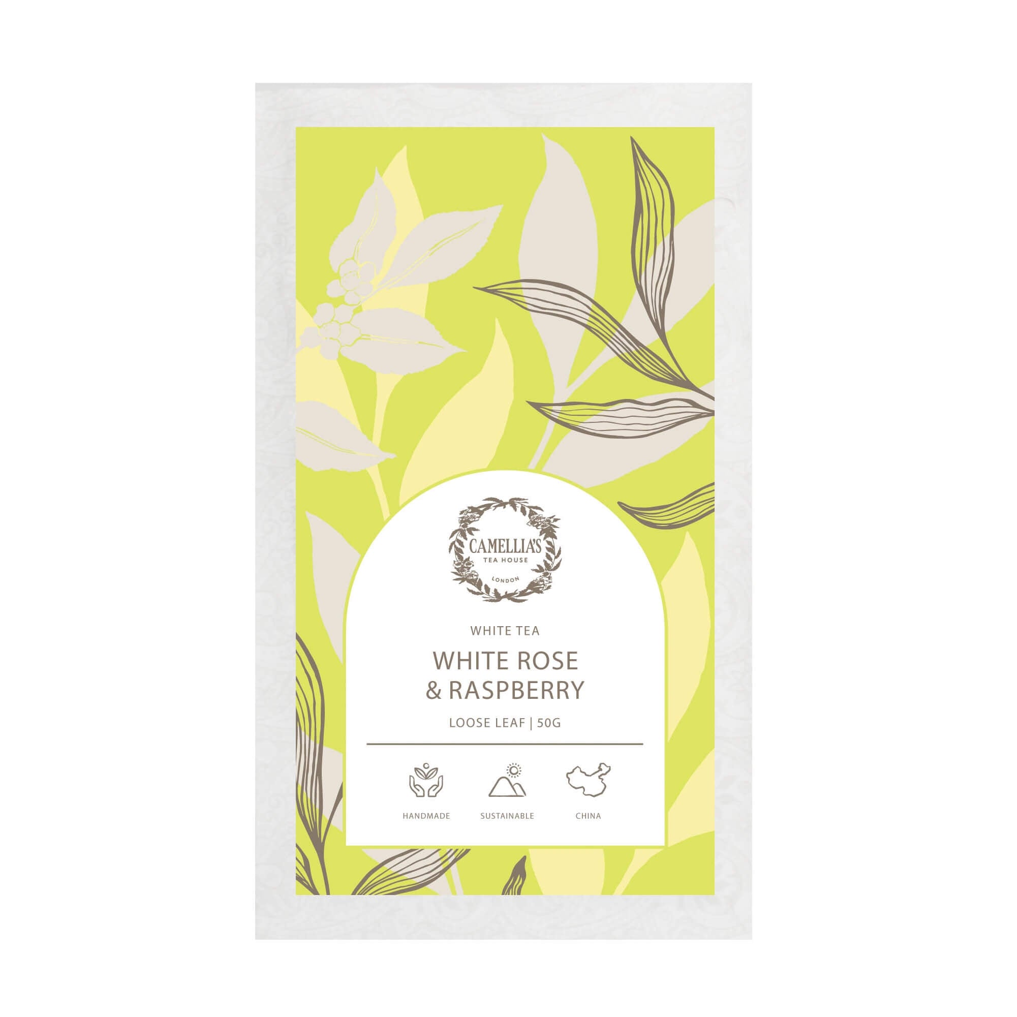 White Rose & Raspberry – Camellia's Tea House - Speciality Loose Leaf ...